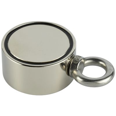 Magnete di ricerca a doppio lato industriale rotondo con forte forza di trazione di grado NdFeb