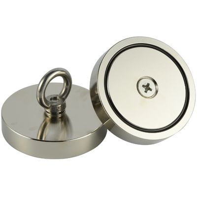 Magnete di ricerca a doppio lato industriale rotondo con forte forza di trazione di grado NdFeb
