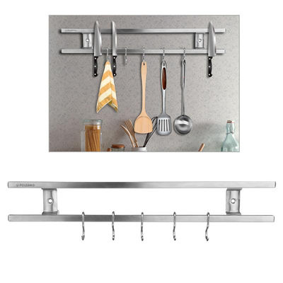 Conveniente porta coltello magnetico a tubo quadrato con acciaio inossidabile 304 e magnete NdFeB