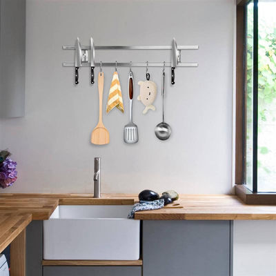 Conveniente porta coltello magnetico a tubo quadrato con acciaio inossidabile 304 e magnete NdFeB