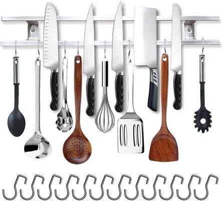 Tubo di coltello magnetico in acciaio inossidabile più venduto per utensili da cucina e magazzino di coltelli