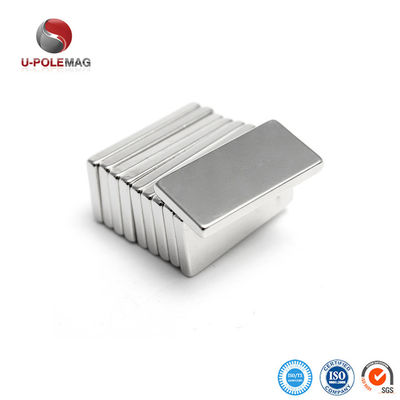 Large Square Thin Flat Super Strong Neodymium Magnetic Sheet N52 40x20x10mm per generatore