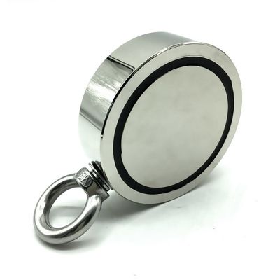 Magnete da pesca al neodimio di densità con bullone M8 e forza di trazione di 80 kg di diametro di 48 mm