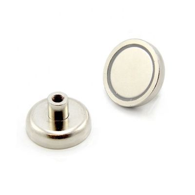 Materiale composito Magnete rotondo NdFeB Magnete di potenza di neodimio D60mm con forza di 160 kg