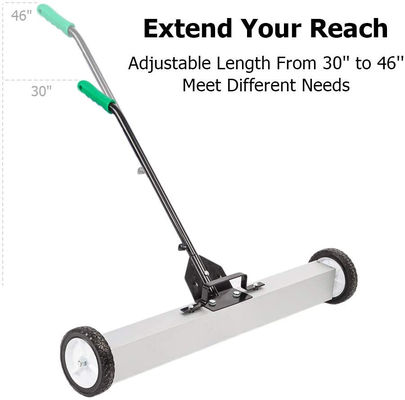 Comodo Push-Type Magnetic Pick Up Sweeper con 30-50 libbre di forza di trazione e ruote