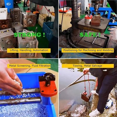 300 kg Max Pull Force On/Off Magnet 2 kg Autopeso per soluzioni di sollevamento polifunzionale