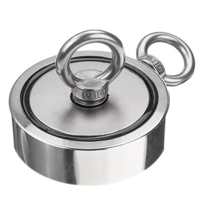 300KG Pull Force Cup forma doppia faccia di pesca Magnet holder per il recupero affidabile