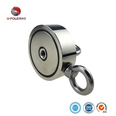 300KG Pull Force Cup forma doppia faccia di pesca Magnet holder per il recupero affidabile