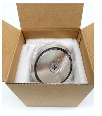 Magnete NdFeB in acciaio A3 148 LBS 67 KG Forza di trazione D48mm Magnete POT a terre rare con bullone