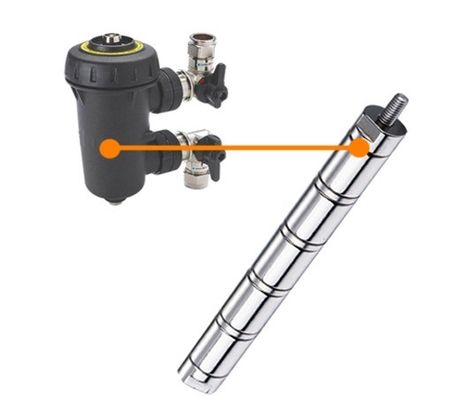12000Gs NdFeb High Grade SS304 Neodymium Magnetic Bar Filter per il trattamento delle impurità
