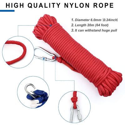 Magnete da pesca di neodimio super forte Set 500 lbs Magnete permanente a forza di trazione