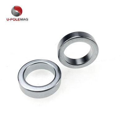 Magnete ad anello grande magnetizzato radialmente a neodimio rivestito d'oro per applicazioni industriali