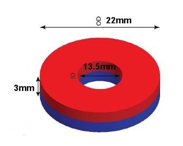 Magnete di neodimio a anello grande permanente NdFeb per l'industria