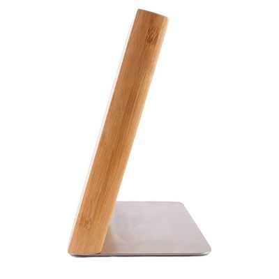 Organizzatore di coltello magnetico in legno di acacia Blocco universale per coltelli forbici 235x110x35mm