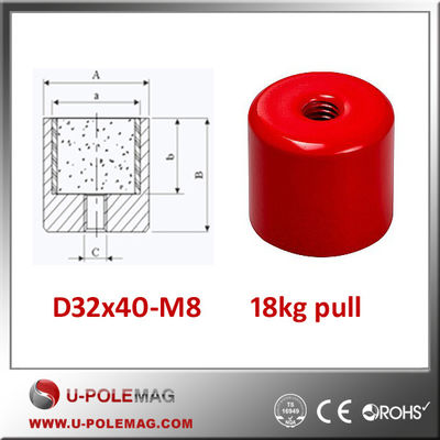 D25.4x21 Magnete per tazze alnico a base rotonda con magnete alnico di grado buco