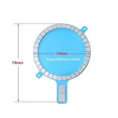 Taglio foglio di magnete industriale per Magsafe caricabatterie wireless Magnet Ring Car Mobile Phone Holder per iPhone 13 12 11