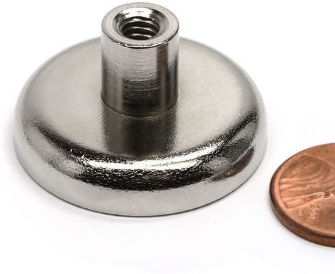 Pot di tazza a filo interno a magnete industriale al neodimio con forza di trazione personalizzata