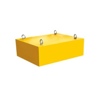 Separatore magnetico permanente a nastro trasportatore sospeso per la separazione del ferro minerale