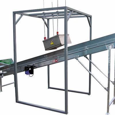 Separatore magnetico permanente a nastro trasportatore sospeso per la separazione del ferro minerale