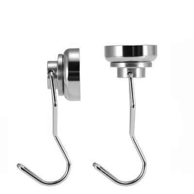 NdFeB Grade NdFeb 25mm 50lbs 180 gradi rotazione libera rotante Magnete per gancio industriale