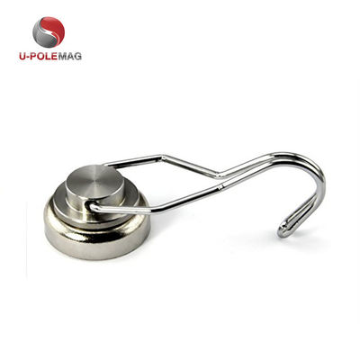 NdFeB Grade NdFeb 25mm 50lbs 180 gradi rotazione libera rotante Magnete per gancio industriale