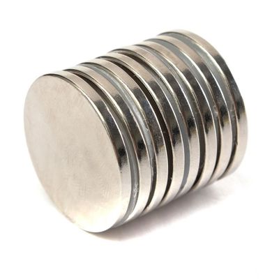 6Magnete di neodimio a disco rotondo superforte di grado NdFeB per esperimenti scientifici