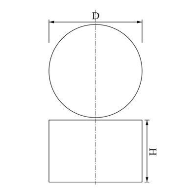 6Magnete di neodimio a disco rotondo superforte di grado NdFeB per esperimenti scientifici