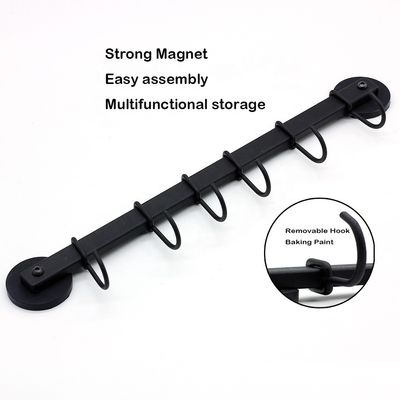 Griglia per uso domestico esterno frigorifero Magnetico barbecue Rack utensili con magnete di neodimio 6 ganci e materiale in acciaio