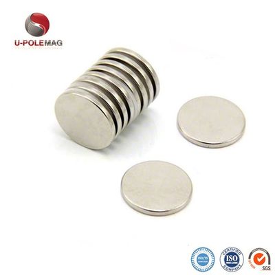 Magnete a disco sottile con rivestimento permanente in nichel e tolleranza ± 5%
