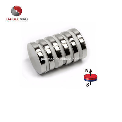 Magnete a disco sottile con rivestimento permanente in nichel e tolleranza ± 5%