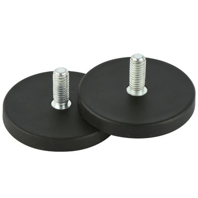 Magnete di pot di neodimio rivestito di gomma Magnete di gomma di ferro NdFeB e magnete composito di neodimio