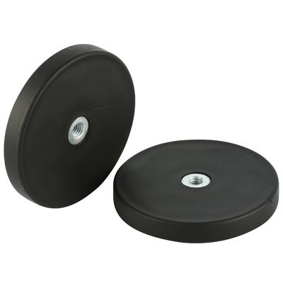 Magnete di pot di neodimio rivestito di gomma Magnete di gomma di ferro NdFeB e magnete composito di neodimio