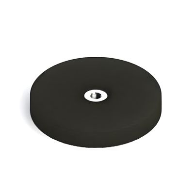 Facile da installare D43 D66 D88mm Magnete di montaggio in gomma con filo interno