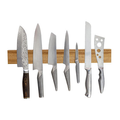 Rack a striscia magnetica di legno Porta coltello magnetico aspirazione magnetica appesa leva accessorio da cucina