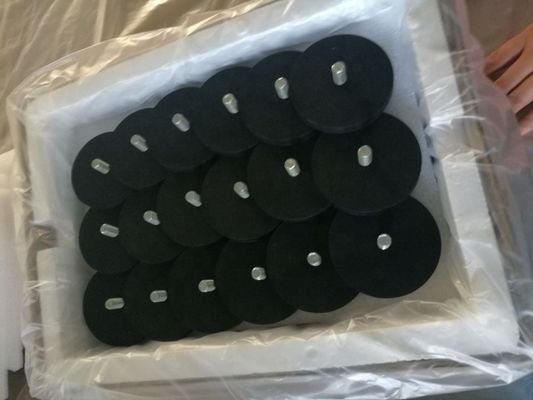 Facile da installare D43 D66 D88mm Magnete di montaggio in gomma con filo interno