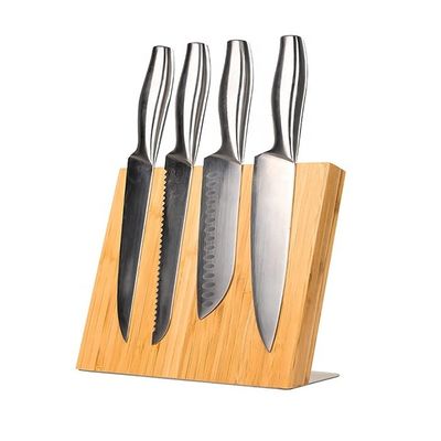 Accettabile OEM ODM Bambù Magnetico Stand Magnetico Coltello Blocco per utensili da cucina Più