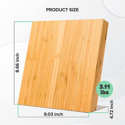 Accettabile OEM ODM Bambù Magnetico Stand Magnetico Coltello Blocco per utensili da cucina Più
