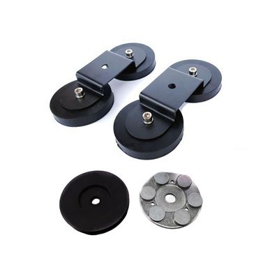 Magnete di gomma rivestito di gomma Neodimio Magnete di gomma D36*6mm-M6 Permanente Punzione potente