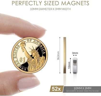 Personalizza N35-N45 Rare Earth NdFeB Magnetic Round Ring Disc per applicazioni industriali
