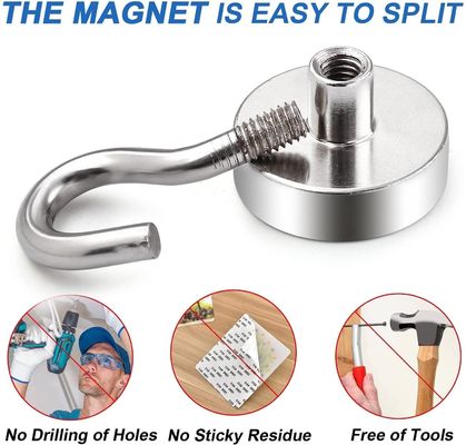 Grado Ndfeb D16 D20 D32 Forte Magnetico di Pot Permanente
