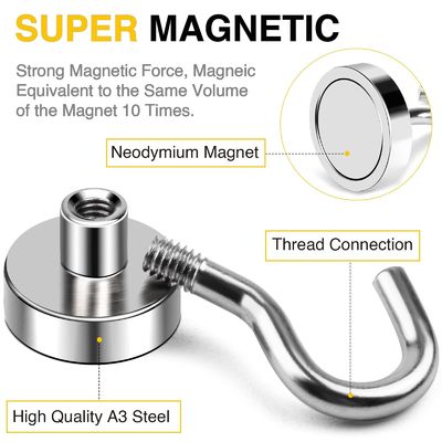 Grado Ndfeb D16 D20 D32 Forte Magnetico di Pot Permanente