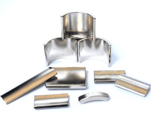 Materiali principali NdFeB Magnete super forte Magneti a segmento di arco di neodimio per motore BLDC