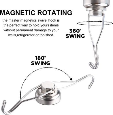 Magneti al neodimio aggiornati, appendiabiti magnetici forti e durevoli con rivestimento in nichel