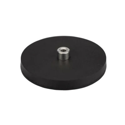Magnete NdFeB rivestito di gomma a 80 gradi Celsius con pin e servizio di taglio