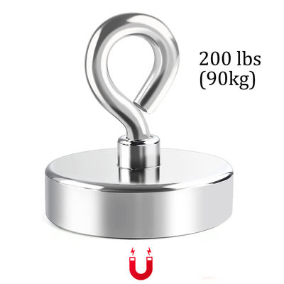 Magnete di pesca permanente Dia 2,95" per Best 405 LB Neodimio Terra Rare Composito