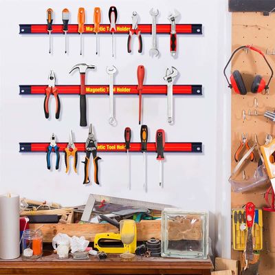 Aggiornare la vostra organizzazione utensile con 12" Magnetic Tool Holder Strip e Ferrite Magnet