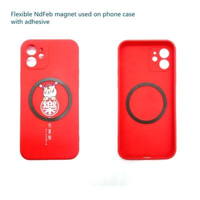 Adesivo di magnete di neodimio morbido e flessibile per iPhone MagSafe Wireless Charging Pad Cover