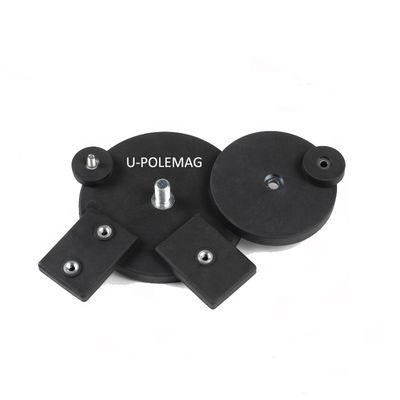 Magnete per pentole rivestito di gomma M6 M8 per applicazioni pesanti