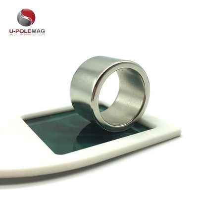 Magnete ad anello di magnetizzazione radiale al neodimio N38H personalizzato OD32xID25x20mm per sensori