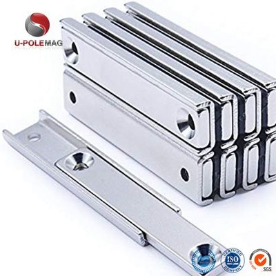 65 LB Potenza di tenuta Ndfeb Magnete industriale con sistema di precisione /- 0,05 mm Grado NdFeB